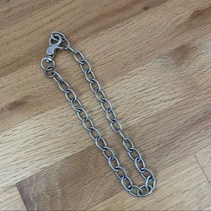 Brandy Melville Silver Wallet Chain